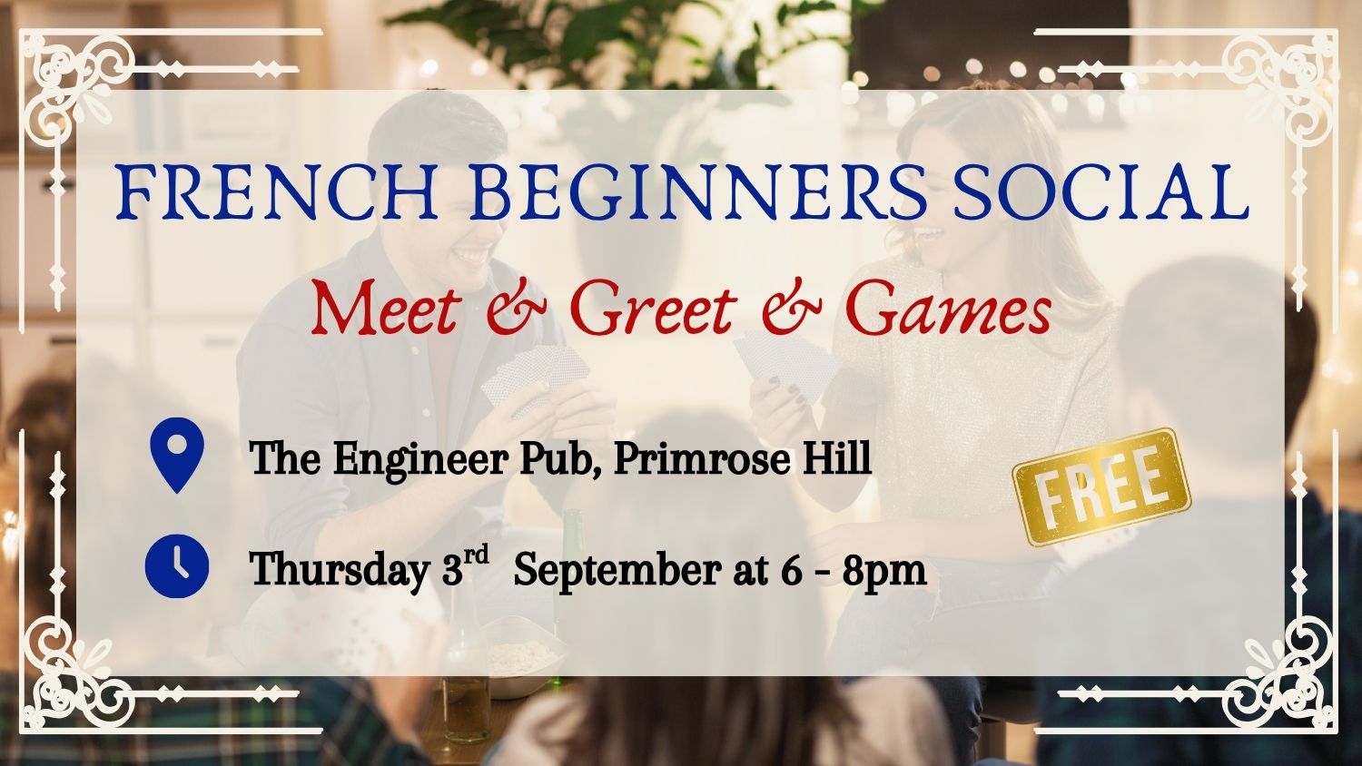 Beginners French Social in Primrose Hill