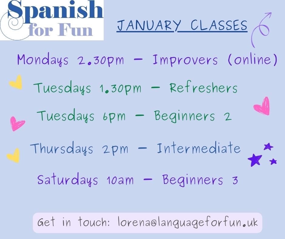 Our January timetable is out!