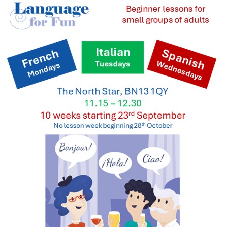 Beginner Lessons coming soon to Littlehampton and Worthing with Helen R!