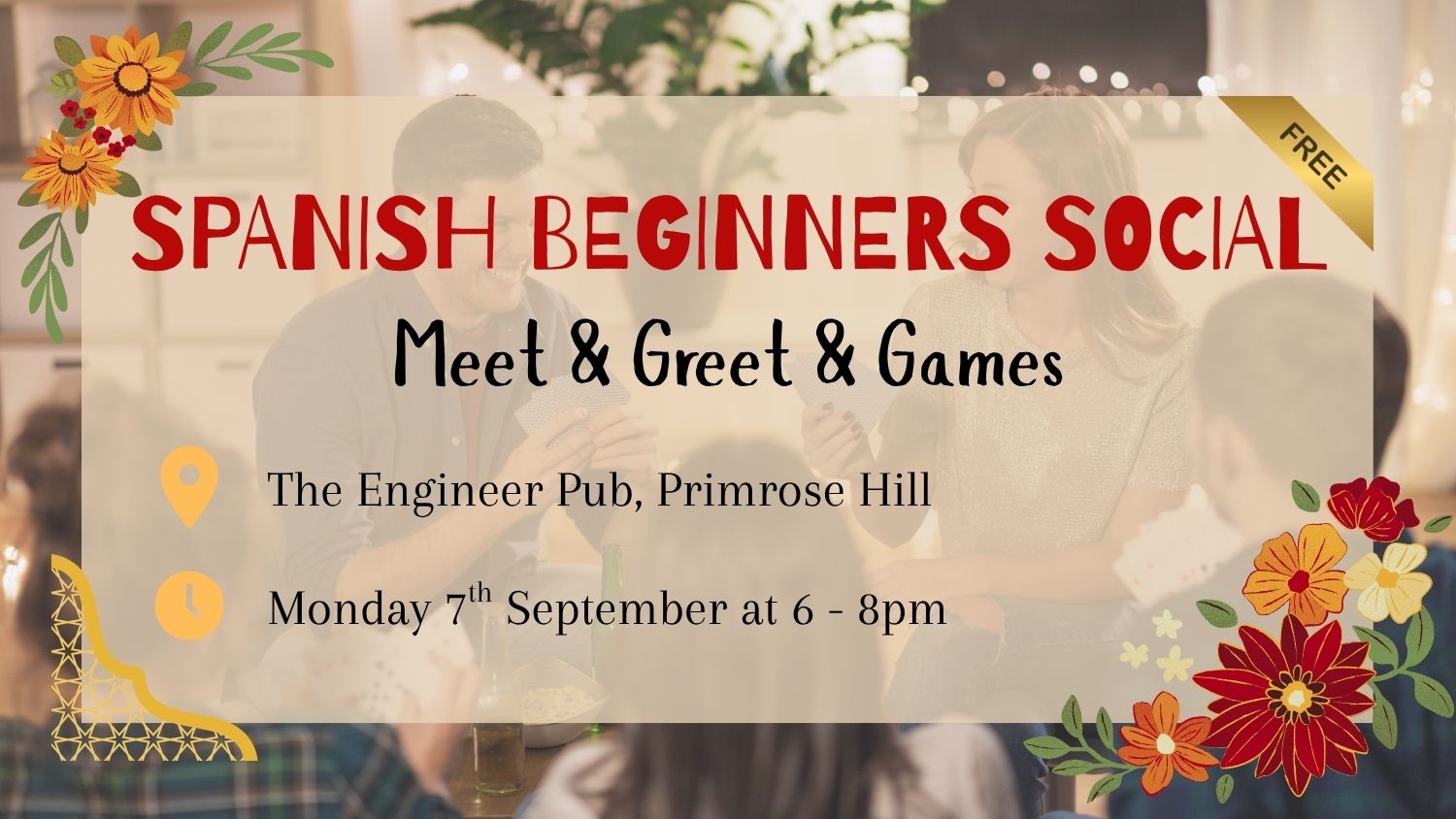 Spanish Beginners Social in Primrose Hill