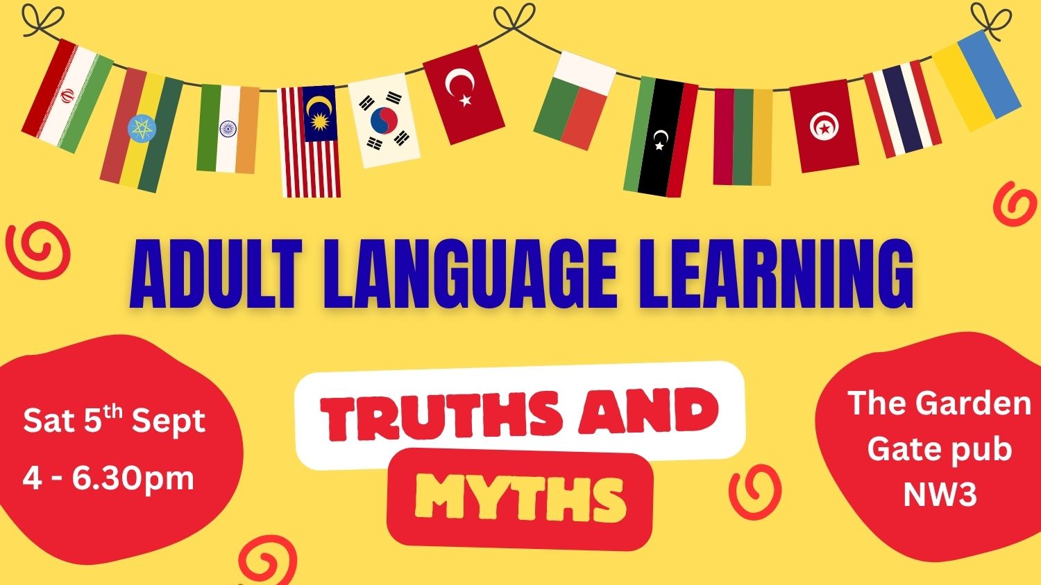 Adult Language Learning – Truths & Myths Chat in Hampstead