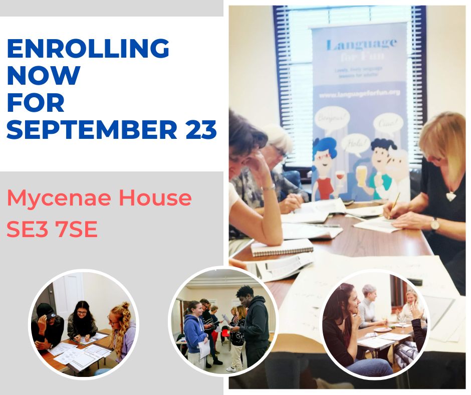 Greenwich and Blackheath enrolling now September 23