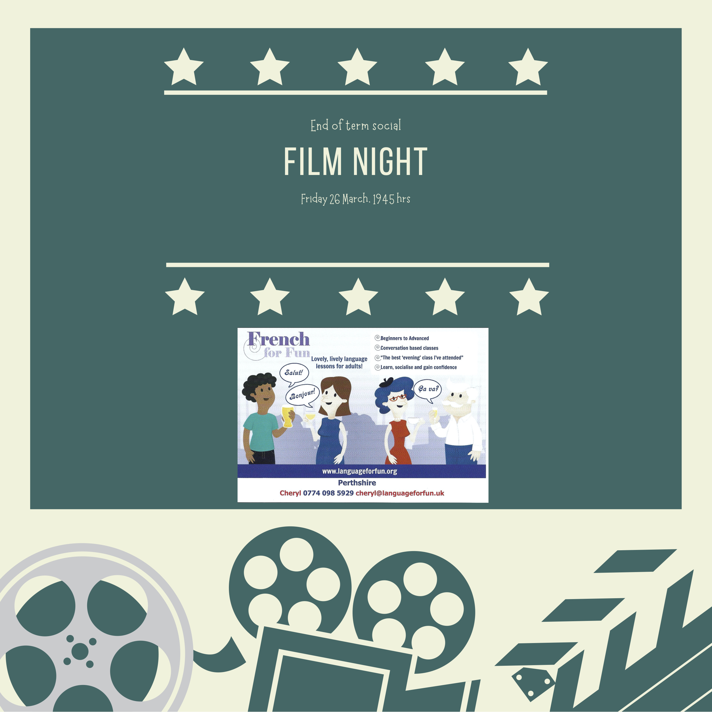 French for Fun in Perthshire – film night