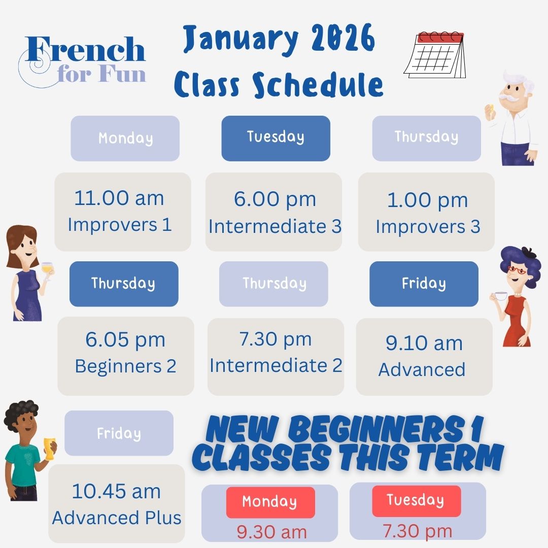 2026 Spring class schedule