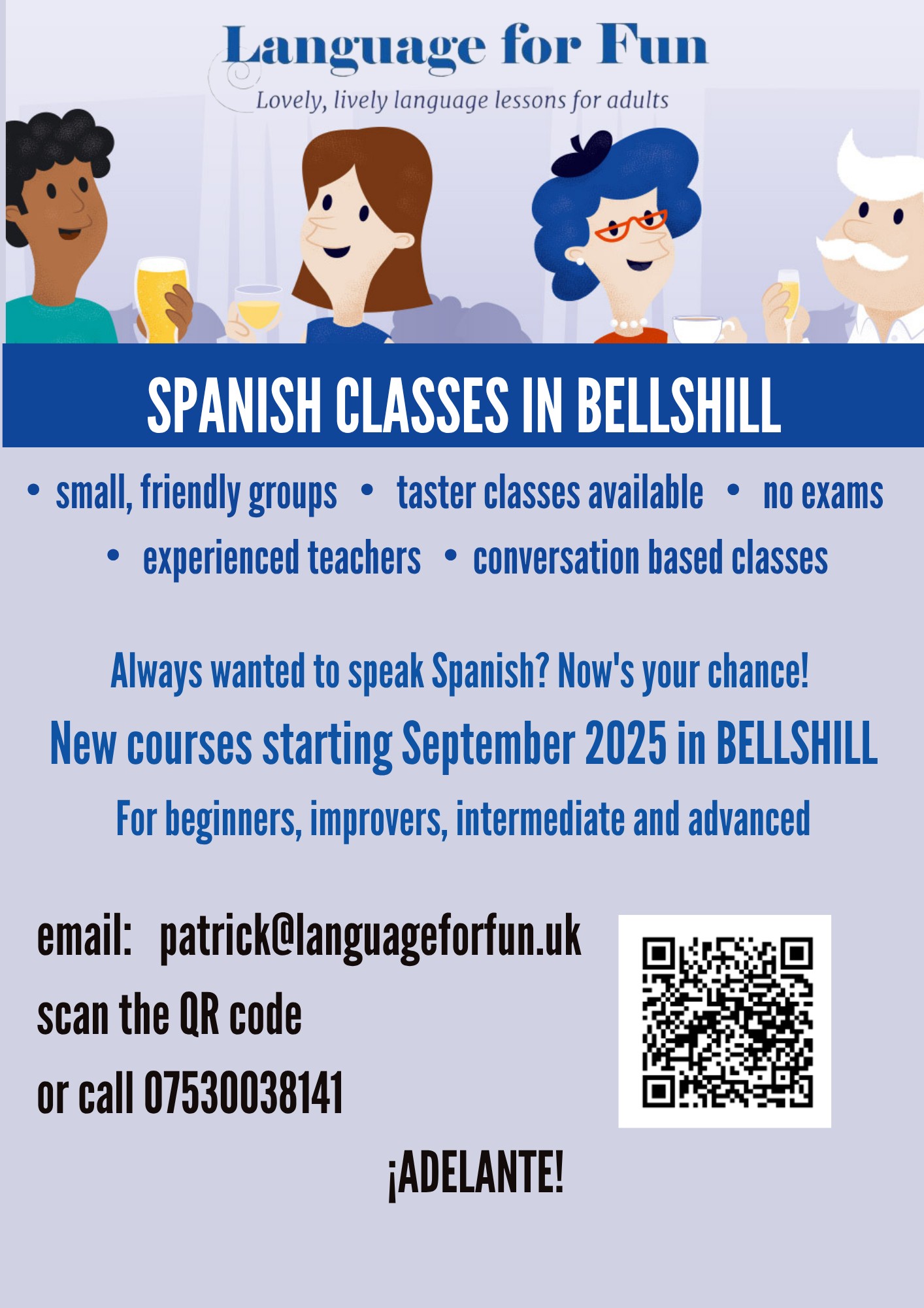 FREE TASTER SESSION Spanish for Fun North Lanarkshire