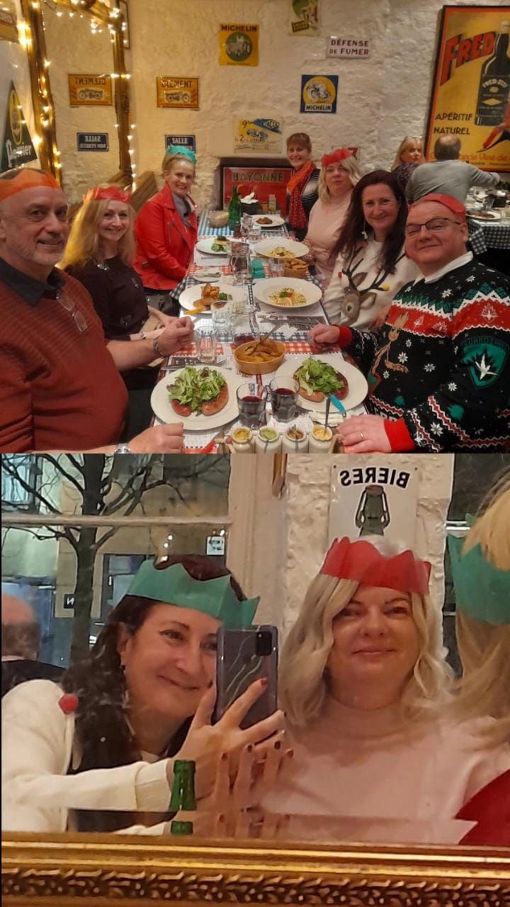 Christmas 2023 Dinner at Le Petit Paris, Edinburgh