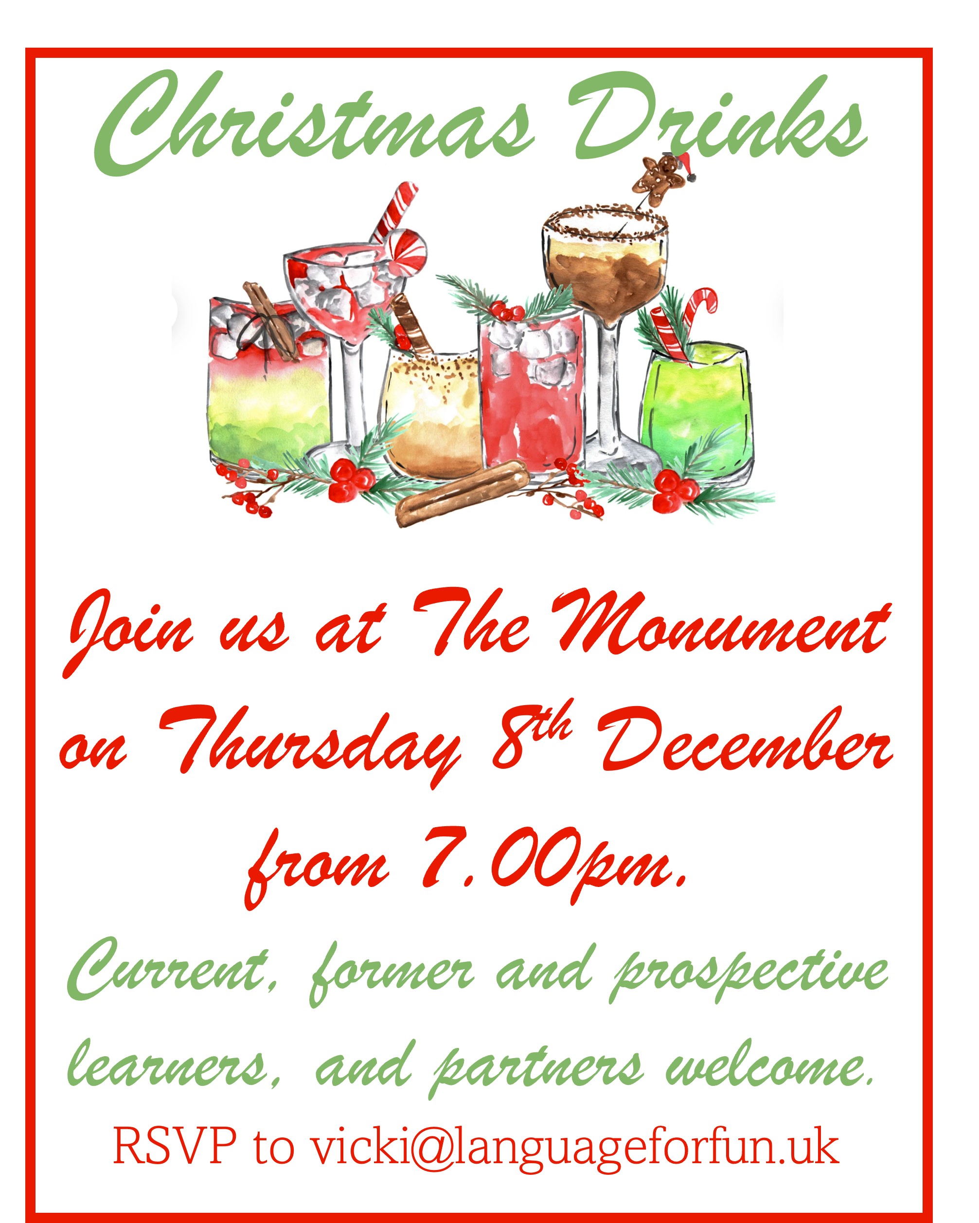 Christmas Social Event at the Monument