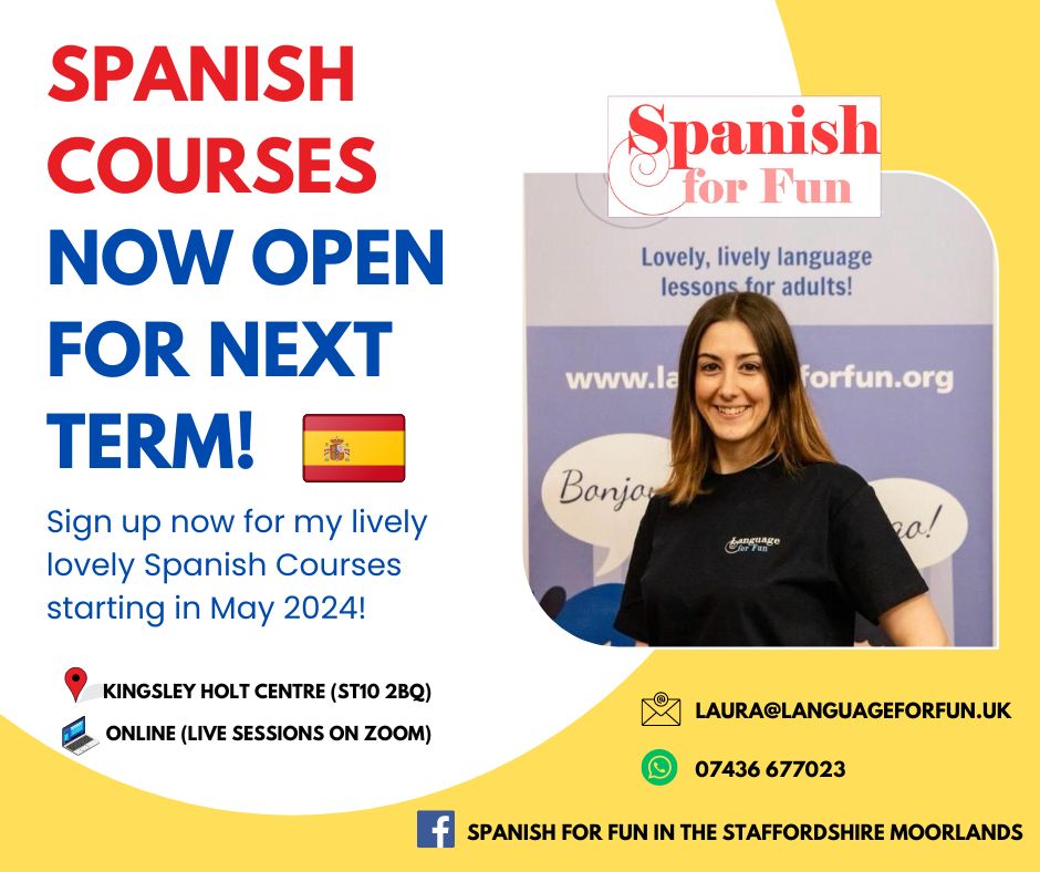Enrolling now for Summer term – Spanish Courses
